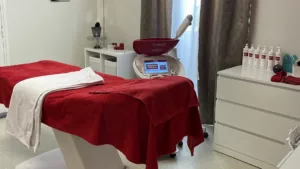 Cabine de soins - Institut de Beauté Gwapa - 5 Av. Maréchal Foch, 34240 Lamalou les Bains